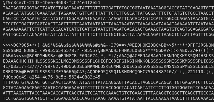 Sample output — Raw Sequencing Files